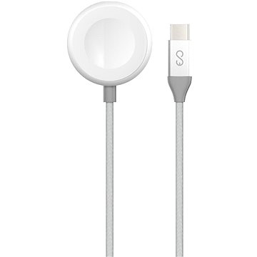 Epico Apple Watch Charging Cabel SB-C 1.2m, stříbrná