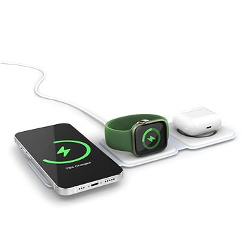 E-shop Spello by Epico - Faltbares kabelloses 3in1 Ladegerät für iPhone, Apple Watch und AirPods