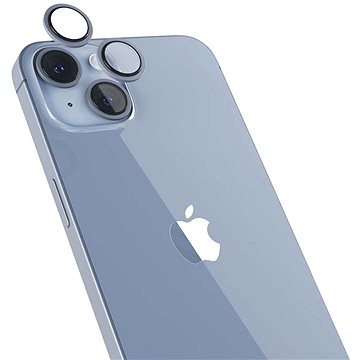 E-shop Epico Aluminium Schutzglas für die Kameralinse für iPhone 14 / 14 Plus blau