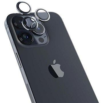 E-shop Epico Aluminium Schutzglas für die Kameralinse für iPhone 14 Pro / 14 Pro Max space schwarz