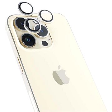 E-shop Epico Aluminium Schutzglas für die Kameralinse für iPhone 14 Pro / 14 Pro Max gold