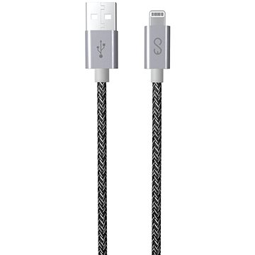 Epico opletený kabel USB-A to Lightning 1.8m - vesmírně šedý