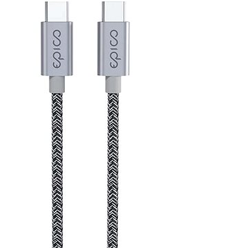 E-shop Epico Geflochtenes USB-C Kabel auf USB-C 1.2m - Space grau