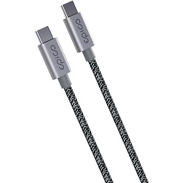 E-shop Epico 240W USB-C auf USB-C geflochtenes Kabel 2m - Space Grau