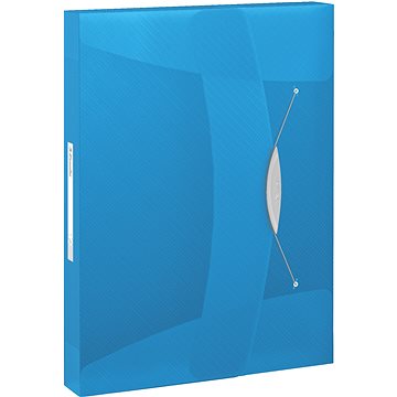 E-shop ESSELTE VIVIDA A4 mit Gummiband, transparent blau