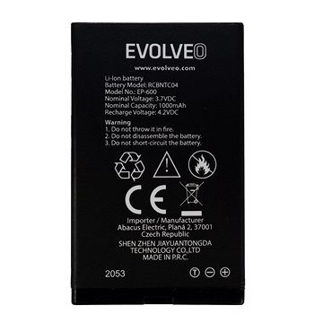 E-shop EVOLVEO EasyPhone XD, Original-Akku, 1000 mAh