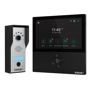 E-shop EVOLVEO DoorPhone AHD7, schwarzer Monitor