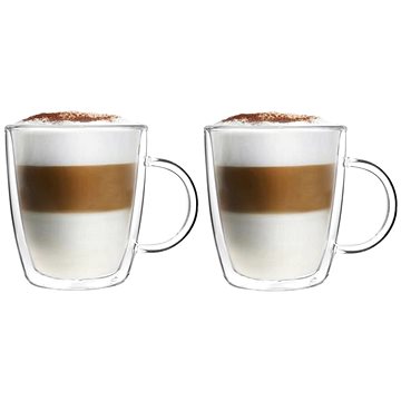 E-shop EzyStyle Doppelwandige niedrige Latte Gläser - 180 ml - 2 Stück
