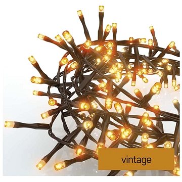 E-shop EMOS LED-Weihnachtslichterkette - Igel, 8 m, innen und außen, Vintage, Timer