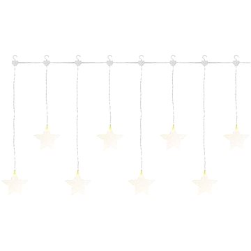 E-shop EMOS LED Weihnachtsvorhang - Sterne, 45x84 cm, innen und außen, warmweiß