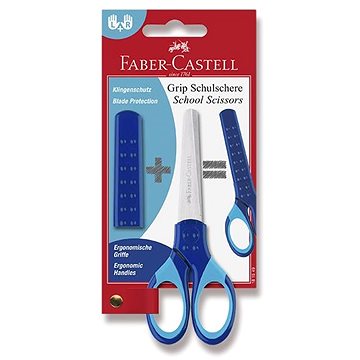 E-shop Faber-Castell Grip Kinderschere 13 cm - blau