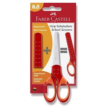 E-shop Faber-Castell Grip Kinderschere 13 cm - rot