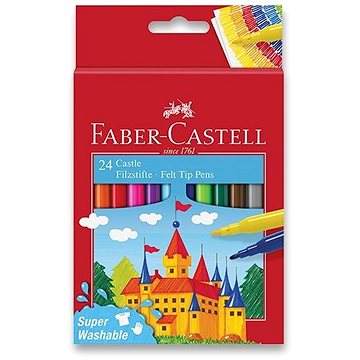 E-shop Faber-Castell Castle rund, 24 Farben
