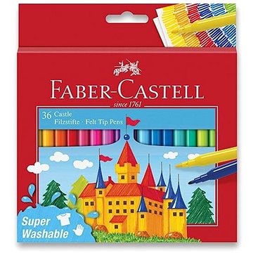 E-shop Faber-Castell Castle rund - 36 Farben