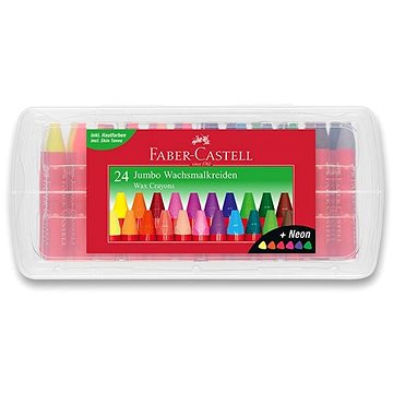E-shop FABER-CASTELL JUMBO in Kunststoffbox, 24 Farben