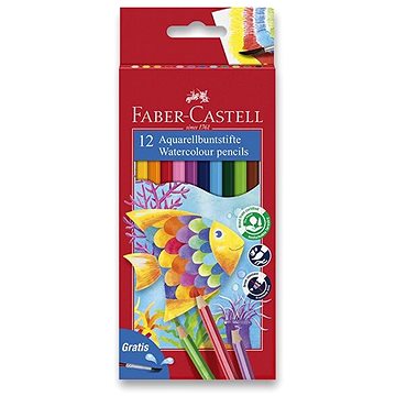E-shop FABER-CASTELL akvarelové, 12 barev