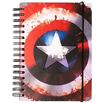 Marvel - Captain America - zápisník