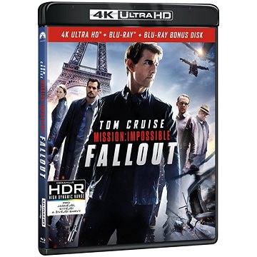 Mission: Impossible - Fallout (3 disky: UHD+BD+bonus disk) - Blu-ray + 4K Ultra HD