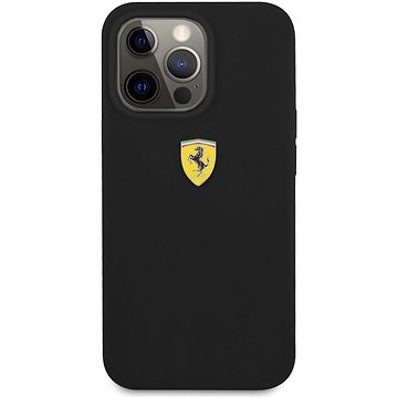 ferrari-liquid-silicone-metal-logo-back-cover-fur-apple-iphone-13-pro-max-schwarz