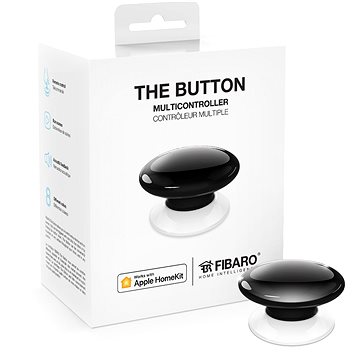 FIBARO The Button černý Apple HomeKit