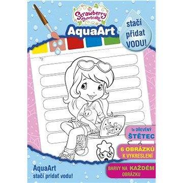 AquaArt Strawberry - omalovánka: Stačí přidat vodu!