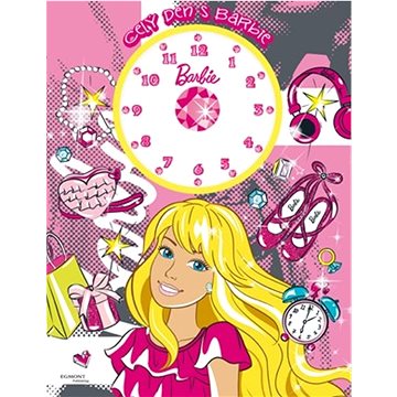 Barbie Celý den s Barbie: kniha s hodinami