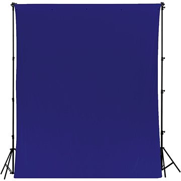 E-shop Fomei Textilhintergrund 3 × 3 m blau/chromblau