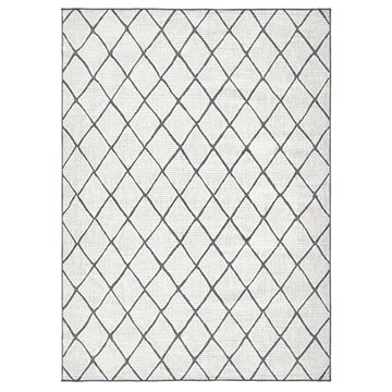 NORTHRUGS Kusový koberec Twin-Wendeteppiche 103118 grau creme, 120 × 170 cm