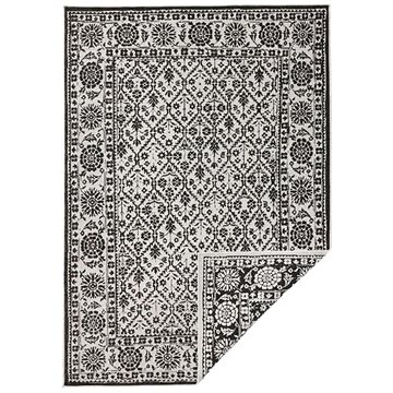 NORTHRUGS Kusový koberec Twin-Wendeteppiche 103113 schwarz creme, 80 × 150 cm