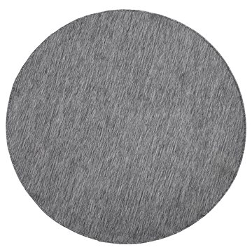 NORTHRUGS Kusový koberec Twin-Wendeteppiche 103097 grau creme kruh, 200 × 200 cm