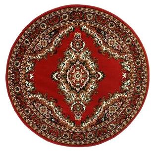 Alfa Carpets Kusový koberec Teheran T-102 red kruh