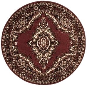 Alfa Carpets Kusový koberec Teheran T-102 brown kruh