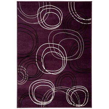 Alfa Carpets Kusový koberec Kruhy lila