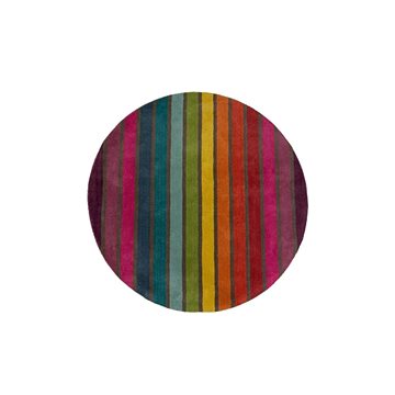 Ručně všívaný kusový koberec Illusion Candy Multi kruh 160×160 (průměr) cm