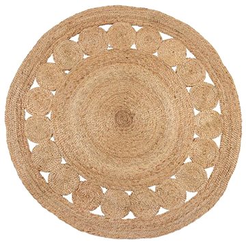 Kusový koberec Jute Arya Natural kruh 150×150 (průměr) cm