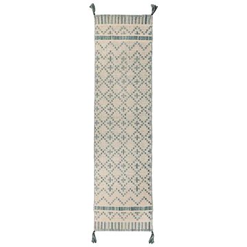Kusový koberec Leela Ivory/Teal 60×200 cm
