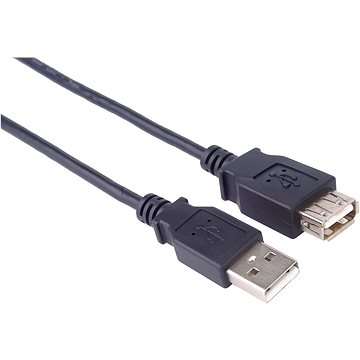 E-shop PremiumCord USB 2.0 Verlängerung 0,5m schwarz