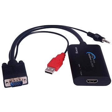 PremiumCord VGA+audio Converter -> HDMI
