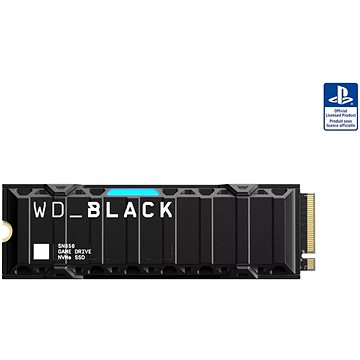 E-shop WD BLACK SN850 NVMe Heatsink für PS5 - 1 TB