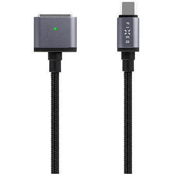 E-shop FIXED Kabel USB-C/MagSafe 3 2m 140W geflochten grau