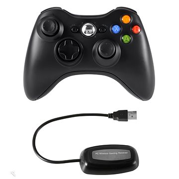E-shop Froggiex Wireless Xbox 360 Controller, schwarz