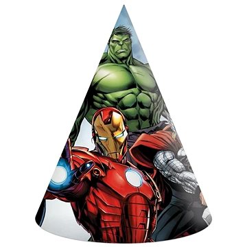 GoDan Papírové kloboučky Avengers 6 ks