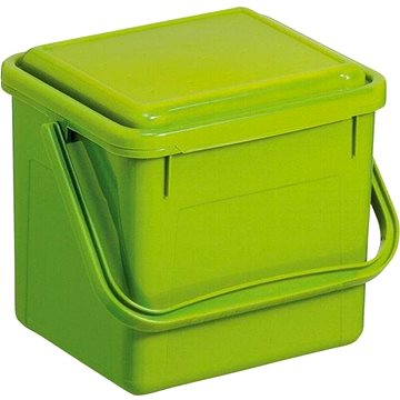 Rotho Kompostér do kuchyně plastový 4,5 l, zelený