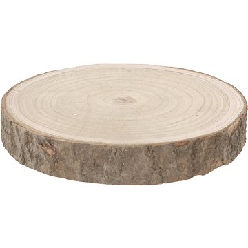 Dřevěná servírovací podložka 20×3 cm
