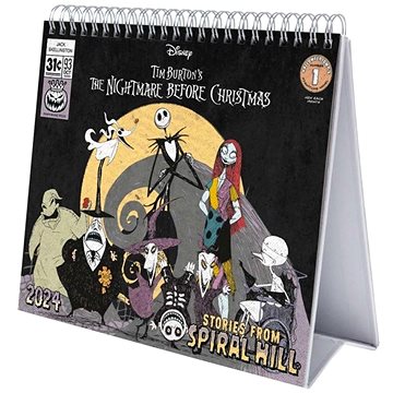 GRUPO ERIK, S.L. Disney: Nightmare Before Christmas - stolní kalendář