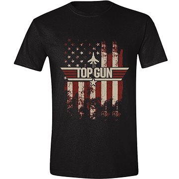 E-shop Top Gun: Distressed Flag - T-Shirt S