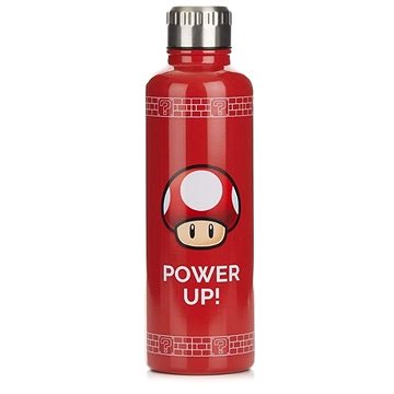 E-shop Nintendo - Super Mario Power Up - Trinkflasche aus Edelstahl