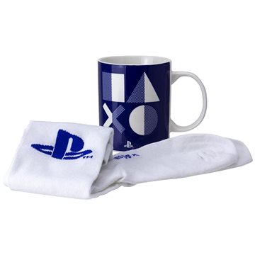 E-shop PlayStation-Symbole - Tasse + Socken