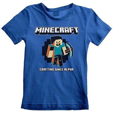Minecraft - Crafting Since Alpha - dětské tričko