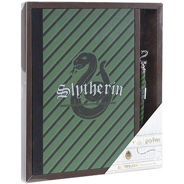 Harry Potter - Slytherin - Zápisník s propiskou